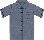 button through formal shirt